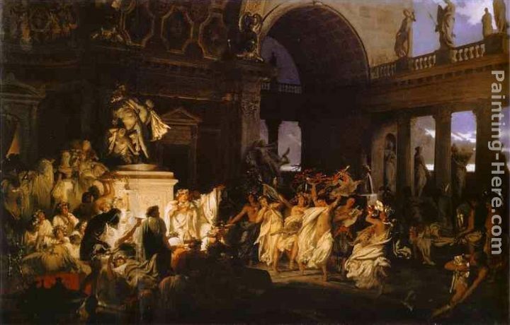 Henryk Hector Siemiradzki Roman Orgy in the Time of Caesars